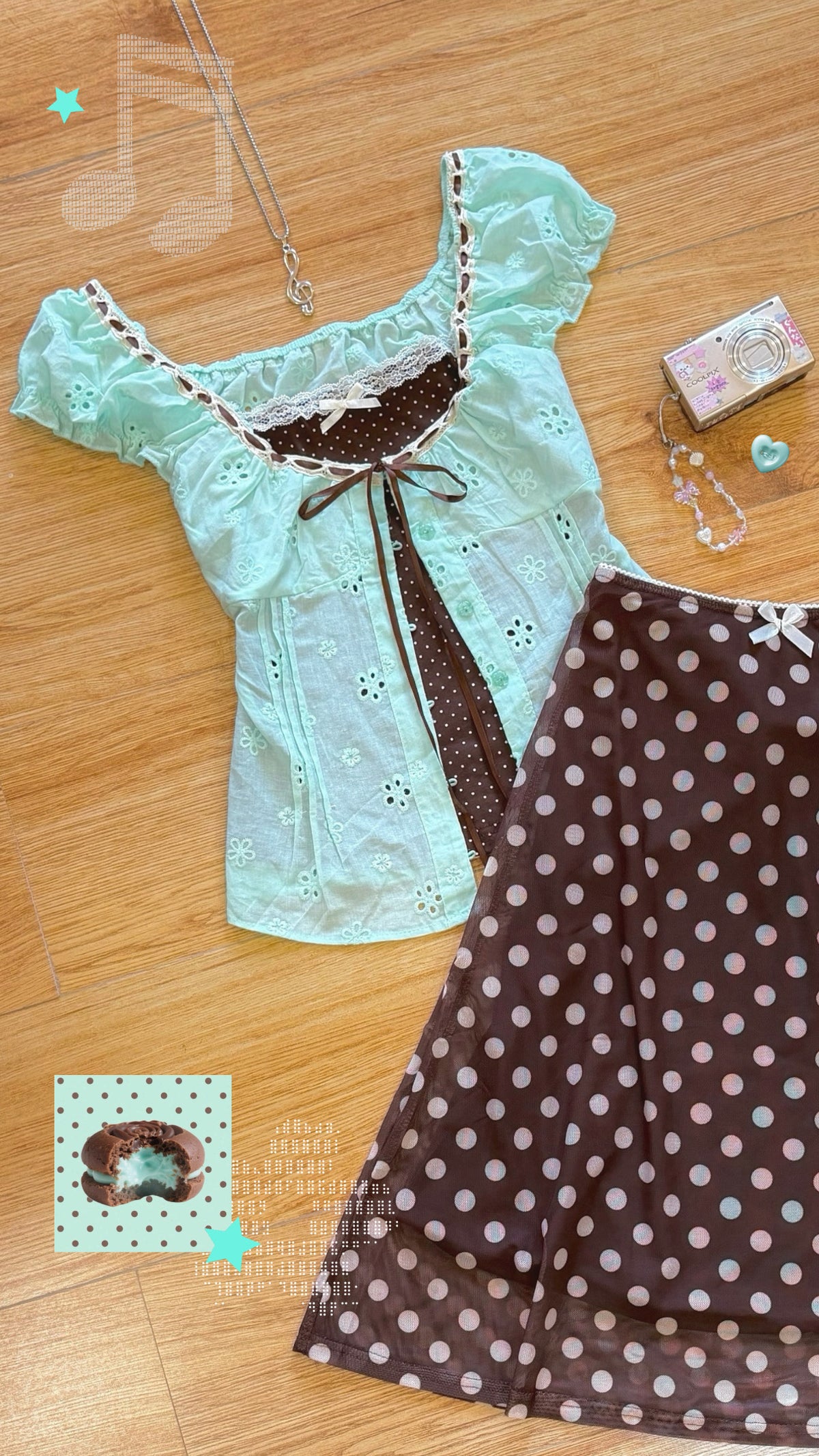 ♡ Coco Dot Skirt