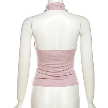 𐙚 Pink Ruched Tube Top