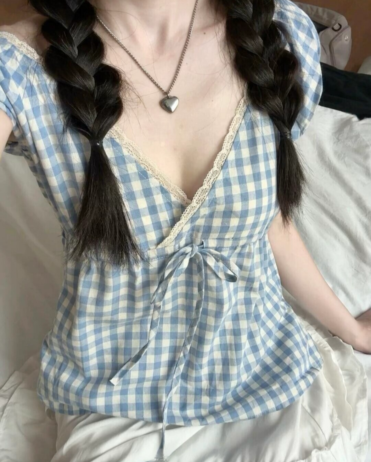 𐙚 Cecelia Gingham Top