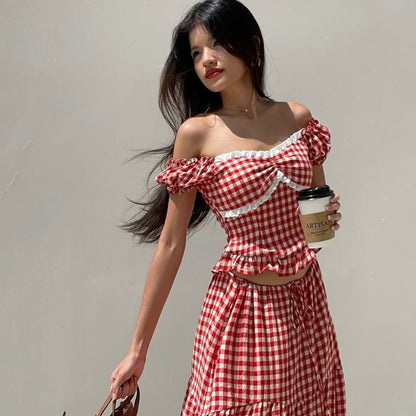 𐙚 Aurelia Gingham Top