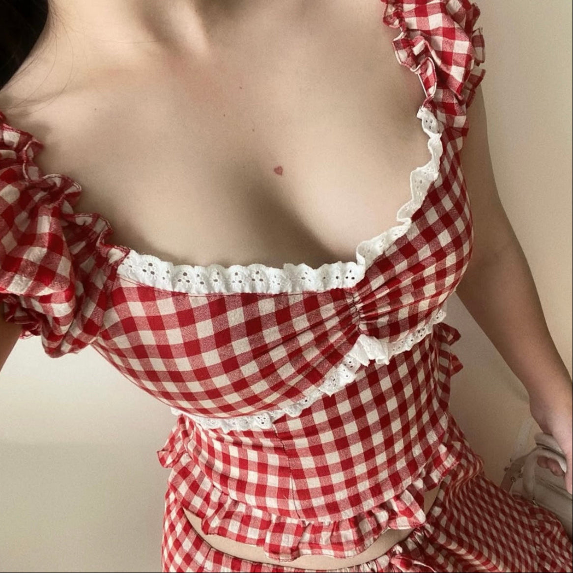 𐙚 Aurelia Gingham Top