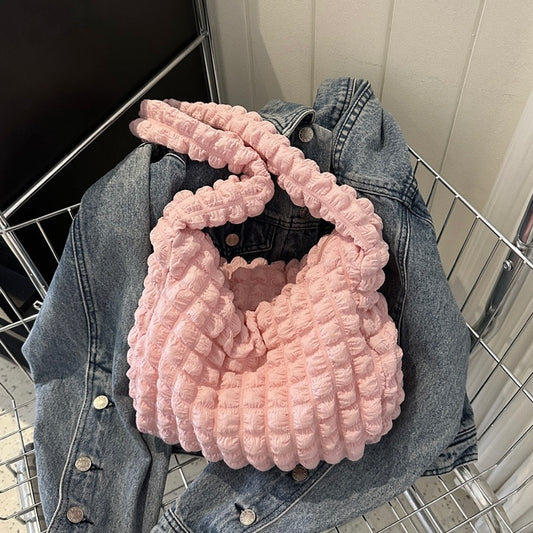 𐙚 Pink Puffer Bag