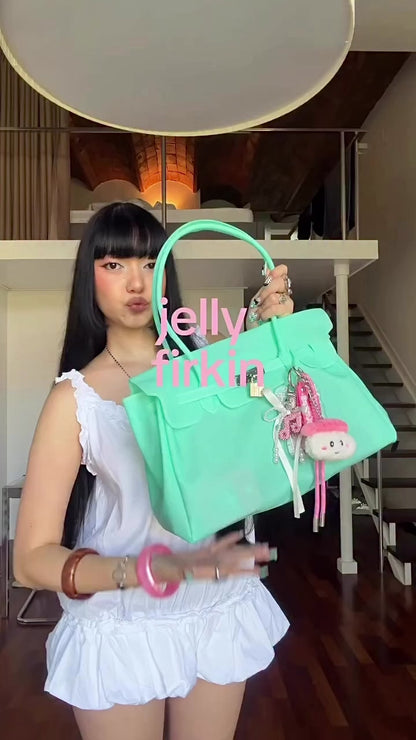 ♡ Mint Jelly Firkin Bag