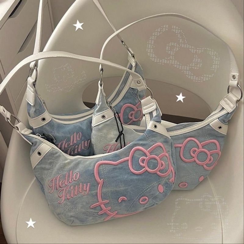 𐙚 Hello Kitty Denim Purse